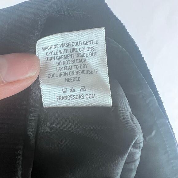 Miami Women's Black Embroidered Western Boho Corduroy Mini Skirt Size Small - Picture 5 of 7